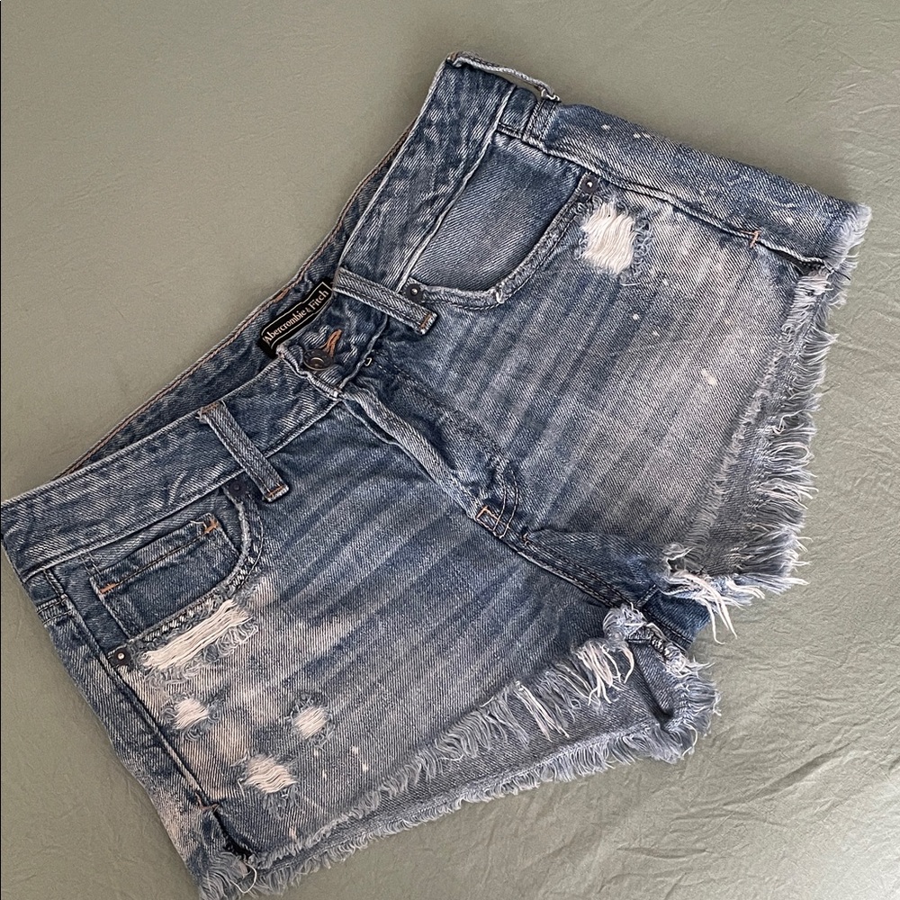 Abercrombie Distressed Denim Women Shorts
